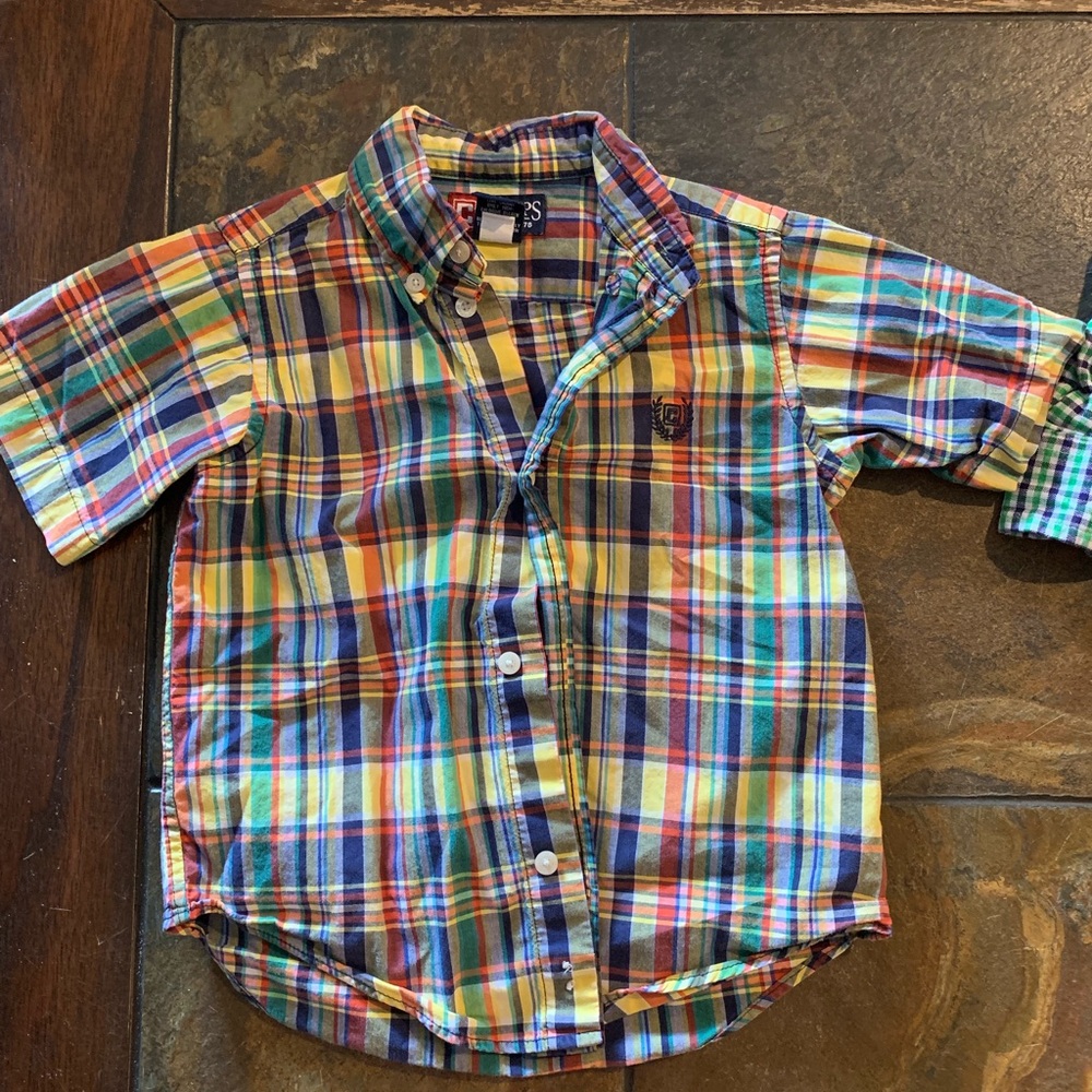 Chaps Short Sleeve Button down